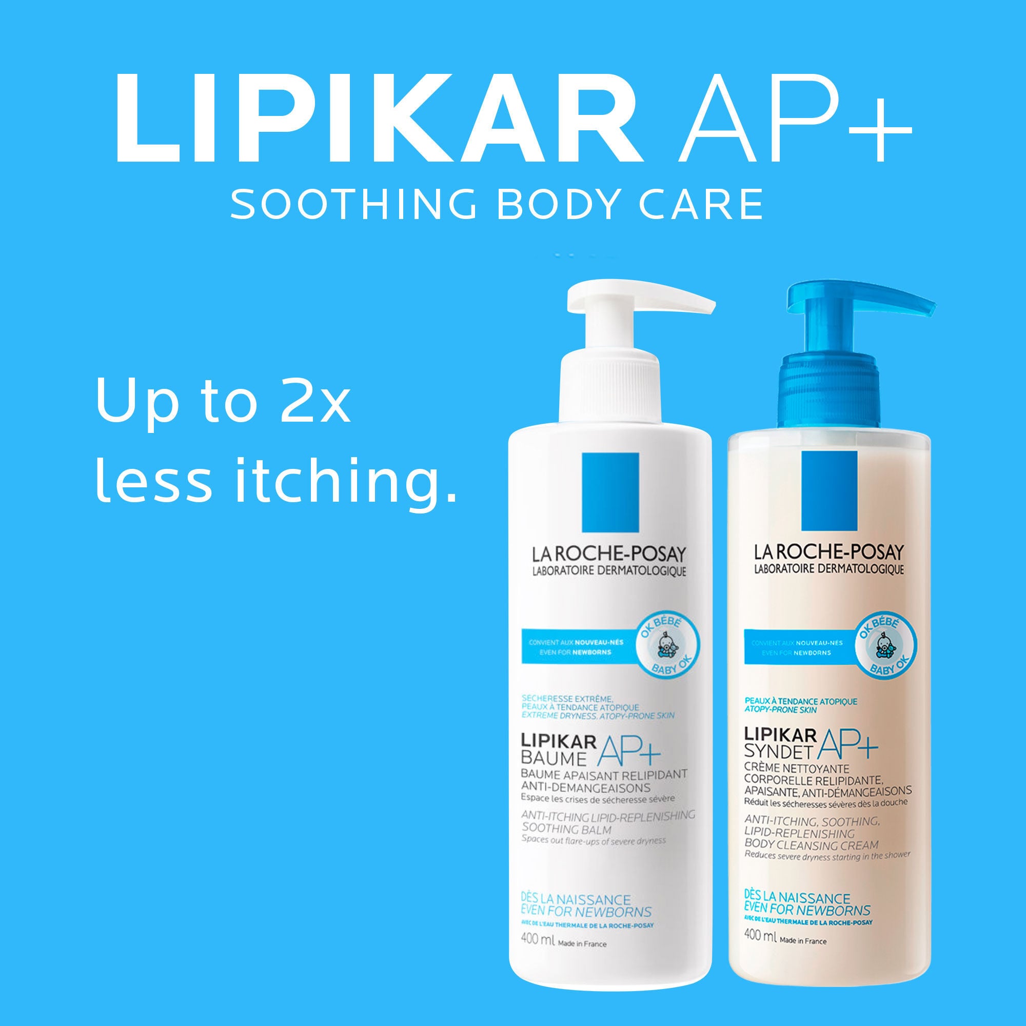 LIPIKAR SYNDET AP+ SOAP-FREE FACE AND BODY WASH FOR ECZEMA PRONE-SKIN