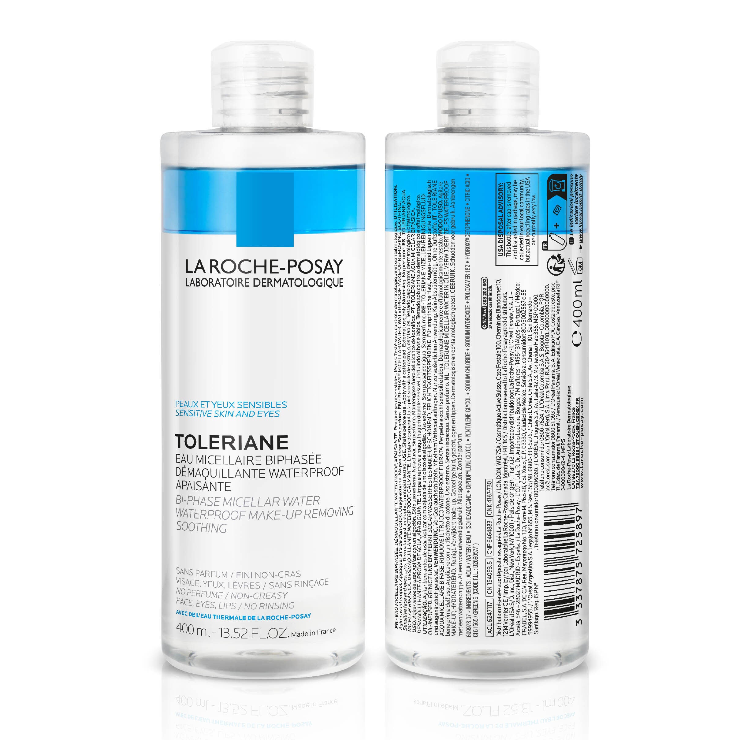 Toleriane Bi-Phase Micellar Water