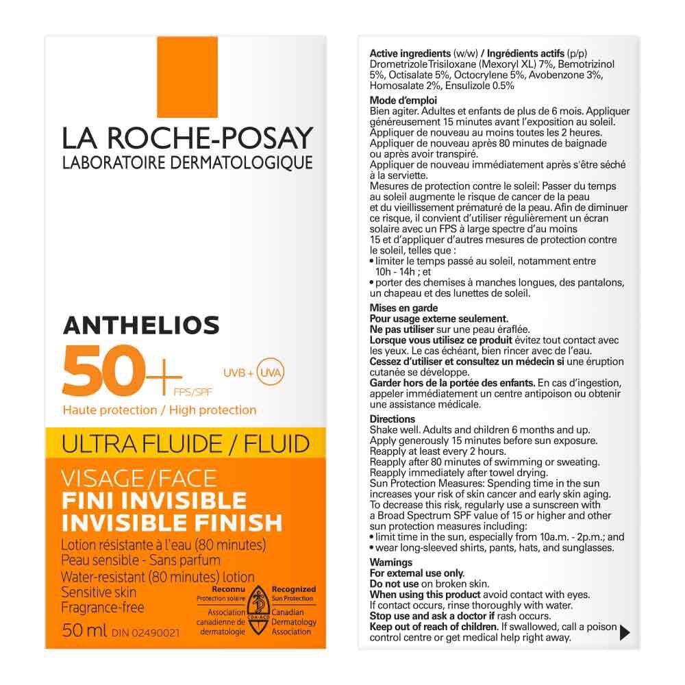 Anthelios Ultra-Fluid SPF 50+ Facial Sunscreen